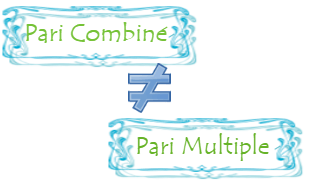 Qu'est-ce que la différence entre Pari Combinés et Multiples